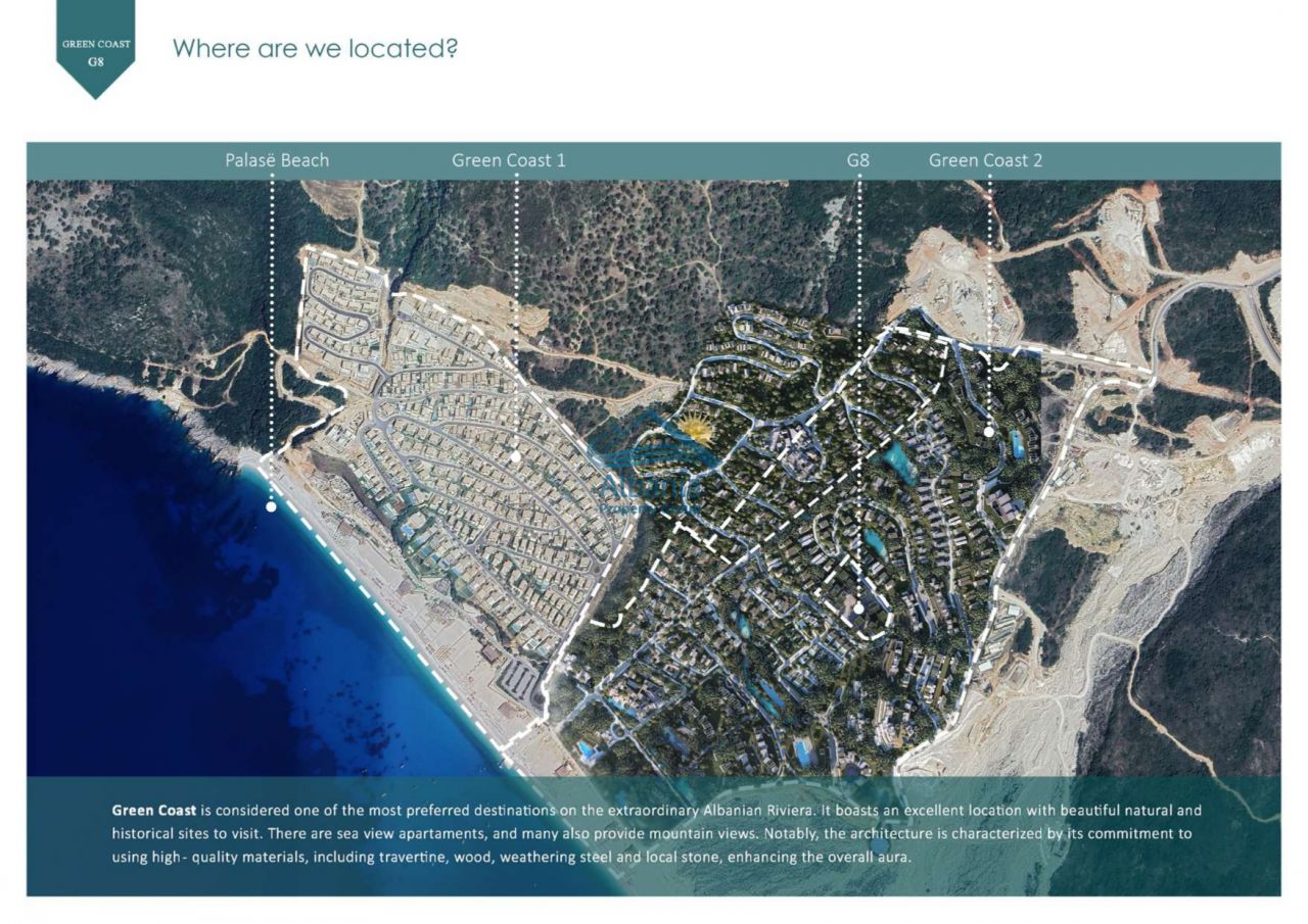 Immobili In Vendita A Valona In Albania, ​​Di Fronte Alla Spiaggia Di Palasa